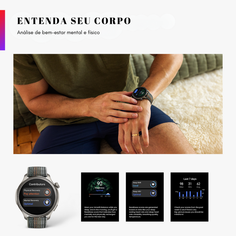 Relógio Inteligente Smartwatch Amazfit - Balance