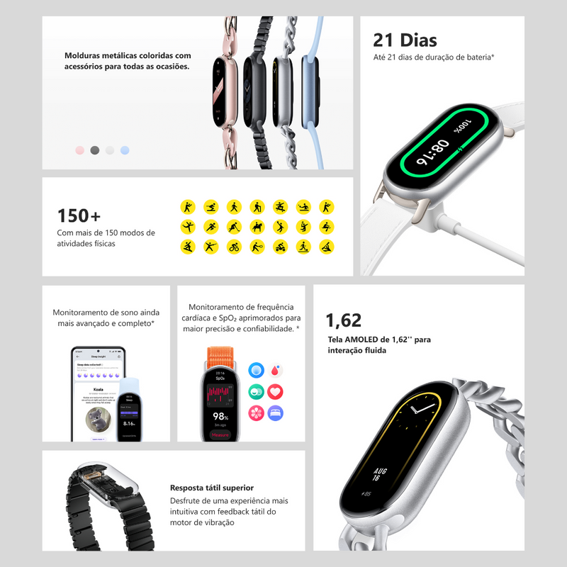 Relógio Inteligente Xiaomi - Smartband 9