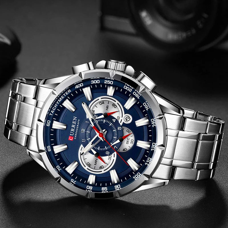 Relógio Masculino Esportivo Curren - Chronograph