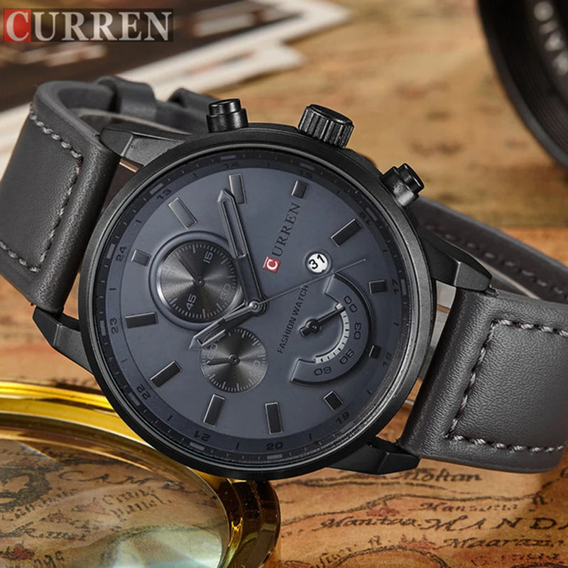 Relógio Masculino de Quartzo Curren - Aigle Chrono